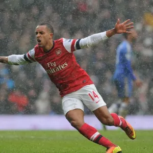 Theo Walcott's Thrilling Goal: Arsenal Triumphs Over Chelsea in Premier League Rivalry (2012-13)