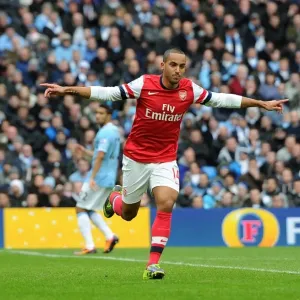 Theo Walcott's Thrilling Goal: Arsenal's Victory at Manchester City, Premier League 2013-14 Theo Walcott's Thrilling Goal: Arsenal's Victory at Manchester City, Premier League 2013-14
