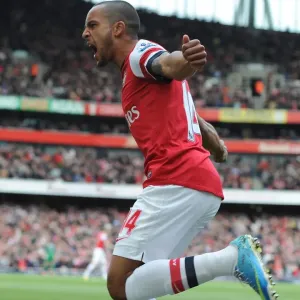 Theo Walcott's Thrilling Goal: Arsenal's Victory Over Manchester United, Premier League 2012-13 - A Iconic Moment in Arsenal Football Club History Theo Walcott's Thrilling Goal: Arsenal's Victory Over Manchester United, Premier League 2012-13 - A Iconic Moment in Arsenal Football Club History