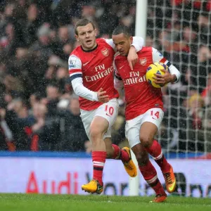 Theo Walcott's Thrilling Goal: A Heartfelt Moment between Walcott and Wilshere (Chelsea vs. Arsenal, Premier League 2012-13)