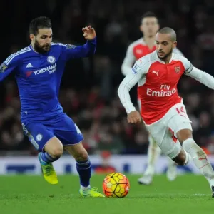 Theo Walcott's Thrilling Run Past Cesc Fabregas: Arsenal vs. Chelsea, Premier League 2015-16 Theo Walcott's Thrilling Run Past Cesc Fabregas: Arsenal vs. Chelsea, Premier League 2015-16