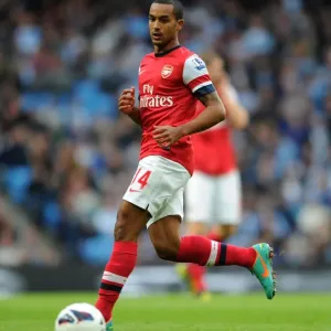 Theo Walcott's Thrilling Stalemate: Manchester City vs. Arsenal, Premier League, Etihad Stadium, 23/9/12