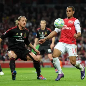 Theo Walcott's Unforgettable Night: Arsenal's 3-0 Victory over AC Milan in the UEFA Champions League Theo Walcott's Unforgettable Night: Arsenal's 3-0 Victory over AC Milan in the UEFA Champions League
