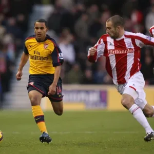Theo Walcott's Unforgettable Performance: Arsenal's Thrilling 2-1 Victory Over Stoke City, November 2008