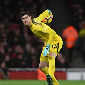 Thibaut Courtois Faces Arsenal: Premier League Showdown (2017-18)