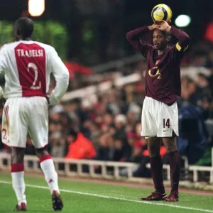 Thierry Henry in Action: Arsenal vs Ajax, UEFA Champions League, Highbury, London, 2005