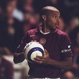 Thierry Henry (Arsenal). Arsenal 4: 1 Fulham. FA Premier League