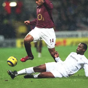 Thierry Henry (Arsenal) Bruno N Gotty (Bolton). Bolton Wanderers 2: 0 Arsenal