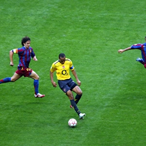 Thierry Henry (Arsenal) Carlos Puyol and Rafael Marquez (Barcelona)