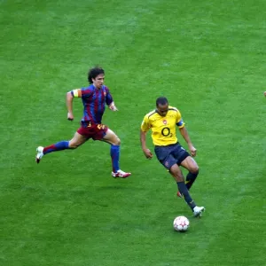 Thierry Henry (Arsenal) Carlos Puyol and Rafael Marquez (Barcelona)
