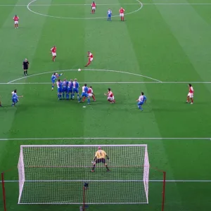 Thierry Henry (Arsenal) free kick. Arsenal 3: 0 Blackburn Rovers