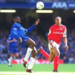 Thierry Henry (Arsenal) Marcel Desailly (Chelsea). Arsenal 2: 0 Chelsea