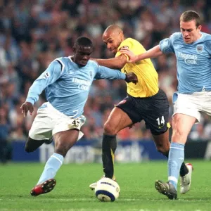 Thierry Henry (Arsenal) - Michael Reizner und Richard Dunne (Manchester City)