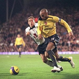 Thierry Henry (Arsenal) Michael Brown (Fulham)