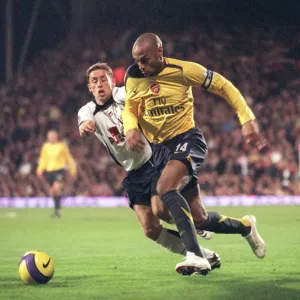 Thierry Henry (Arsenal) Michael Brown (Fulham)