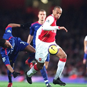 Thierry Henry (Arsenal) Patrice Evra (Man Utd)