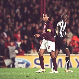 Thierry Henry (Arsenal) and Patrick Vieira (Juve). Arsenal 2: 0 Juventus