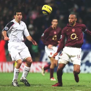 Thierry Henry (Arsenal) Tal Ben Haim (Bolton). Bolton Wanderers 2: 0 Arsenal