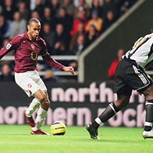 Thierry Henry (Arsenal) Titus Bramble (Newcastle United)