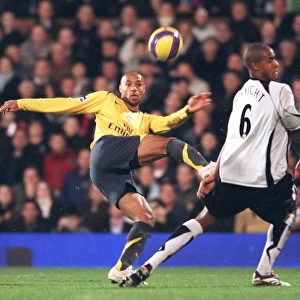 Thierry Henry (Arsenal) Zat Knight (Fulham)
