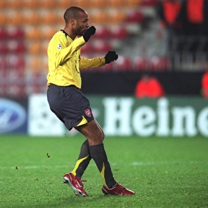 Thierry Henry: Arsenal's Legendary Striker - Shattering the Record with Goal 186 vs. Sparta Prague (UEFA Champions League, 2005)
