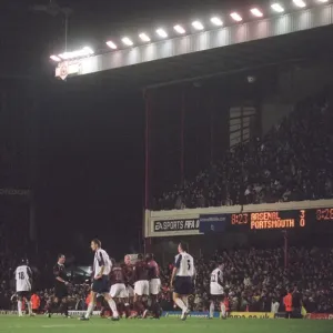 Thierry Henry celebrates scoring Arsenals 3rd goal. Arsenal 4: 0 Portsmouth
