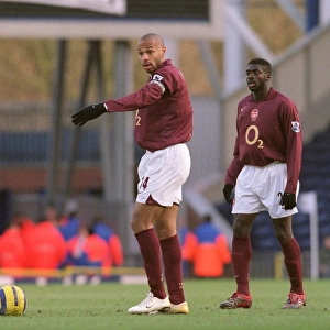 Thierry Henry and Kolo Toure (Arsenal). Blackburn Rovers 1: 0 Arsenal