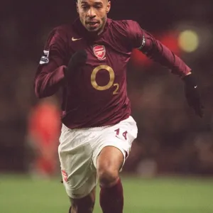 Thierry Henry Print - Arsenal Stadium Highbury London 2005 Thierry Henry Print - Arsenal Stadium Highbury London 2005