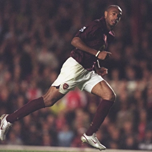 Thierry Henry Scores Arsenal's Third Goal vs. Fulham: Arsenal 4-1 FA Premier League