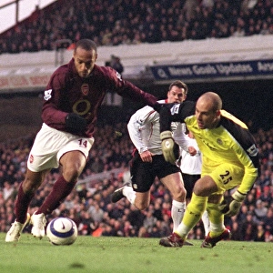 Thierry Henry's Game-Winning Goal: Arsenal 2-1 Liverpool (2006, FA Premiership, Highbury, London)