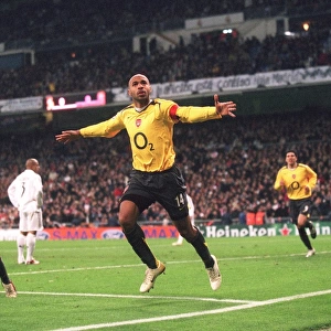 Thierry Henry's Iconic Goal: Arsenal's Historic 1-0 Win Over Real Madrid in the 2006 Champions League