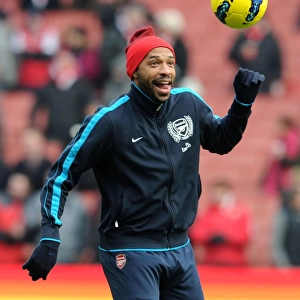 Thierry Henry's Pre-Match Routine: Arsenal vs. Blackburn Rovers, Premier League, 2011-12