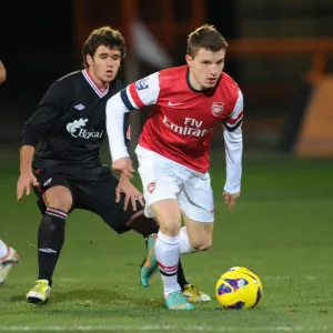 Thomas Eisfeld (Arsenal) Ager Aqueche (Bilbao). Arsenal U19 4: 2 Athletic Bilbao U19