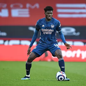 Thomas Partey in Action: Arsenal vs. Sheffield United - Premier League 2021 (Behind Closed Doors)