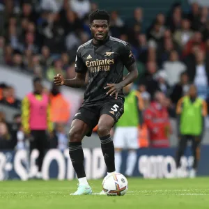 Thomas Partey in Action: Arsenal vs. Leeds United, Premier League 2022-23 Thomas Partey in Action: Arsenal vs. Leeds United, Premier League 2022-23