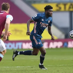 Thomas Partey in Action: Arsenal vs Burnley, Premier League 2021 (Behind Closed Doors)