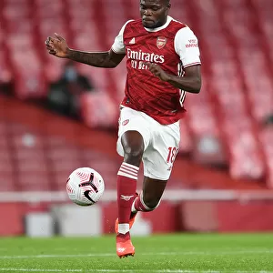 Thomas Partey in Action: Arsenal vs Leicester City (Behind Closed Doors), 2020-21 Premier League