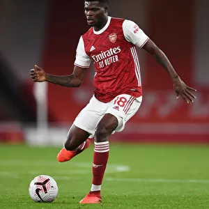 Thomas Partey in Action: Arsenal vs Leicester City, Premier League 2020-21 (Behind Closed Doors)