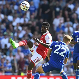 Thomas Partey in Action: Arsenal vs Leicester City, Premier League 2022-23
