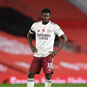 Thomas Partey in Action: Arsenal vs Manchester United, 2020-21 Premier League (Behind Closed Doors)