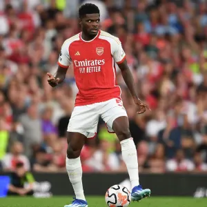Thomas Partey in Action: Arsenal vs Manchester City, Premier League 2023-24 Thomas Partey in Action: Arsenal vs Manchester City, Premier League 2023-24