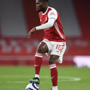 Thomas Partey in Action: Arsenal vs West Bromwich Albion, Premier League 2020-21 (Behind Closed Doors)