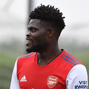 Thomas Partey in Action: Arsenal's Pre-Season Battle against Millwall