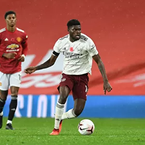 Thomas Partey in Action: Manchester United vs. Arsenal, 2020-21 Premier League (Behind Closed Doors)