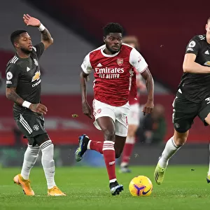 Thomas Partey Stands Firm Against Fred and McTominay: Arsenal vs Manchester United, Empty Emirates, Premier League 2021