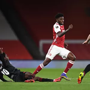 Thomas Partey's Quiet Battle: Arsenal's UEFA Europa League Quarterfinal at Empty Emirates Stadium