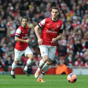 Thomas Vermaelen in Action: Arsenal vs. Everton, FA Cup Quarter-Final Thomas Vermaelen in Action: Arsenal vs. Everton, FA Cup Quarter-Final