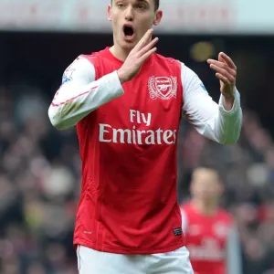 Thomas Vermaelen in Action: Arsenal vs Blackburn Rovers, Premier League 2011-12