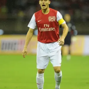 Thomas Vermaelen in Action: Arsenal vs Hangzhou Greentown, China, 2011 Thomas Vermaelen in Action: Arsenal vs Hangzhou Greentown, China, 2011
