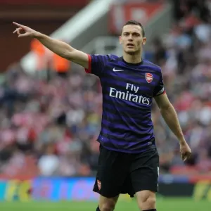 Thomas Vermaelen: In Action Against Stoke City, Premier League 2012-13 Thomas Vermaelen: In Action Against Stoke City, Premier League 2012-13